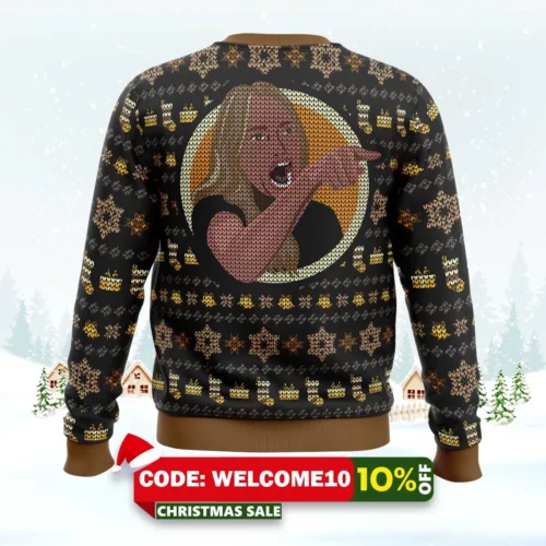 woman yelling at cat meme v2 ugly christmas sweater 2