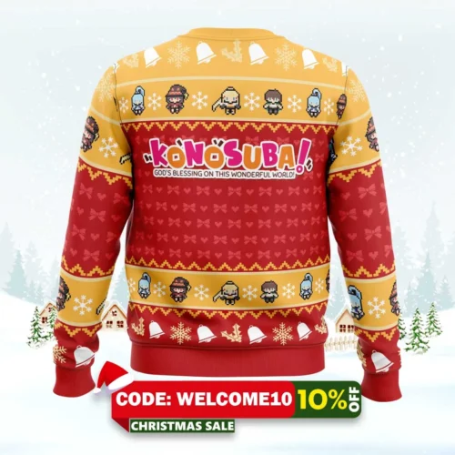 wonderful christmas konosuba ugly christmas sweater 2