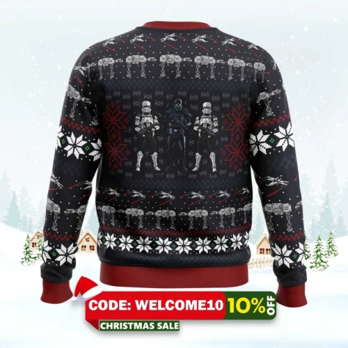 wrath of the empire rogue one star wars ugly christmas sweater 2