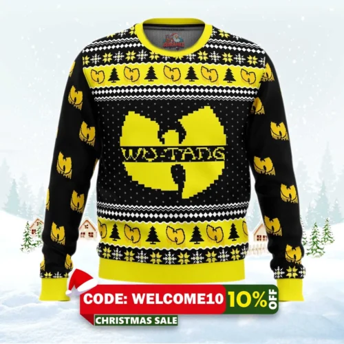 wu tang clan ugly christmas sweater 1