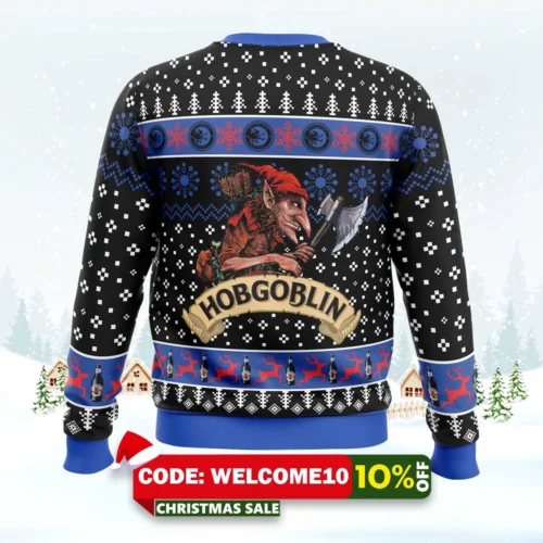 wychwood brewery hobgoblin ugly christmas sweater 2