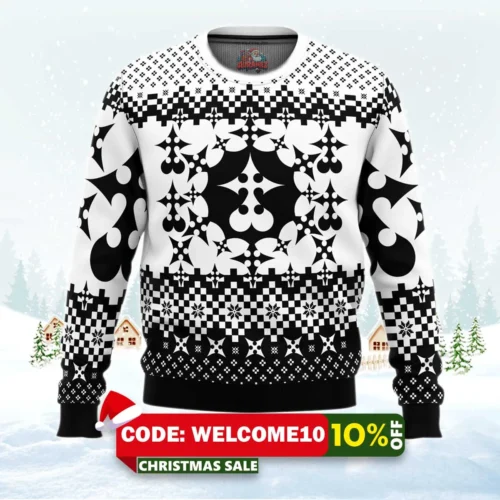 xemnas kingdom hearts ugly christmas sweater 1
