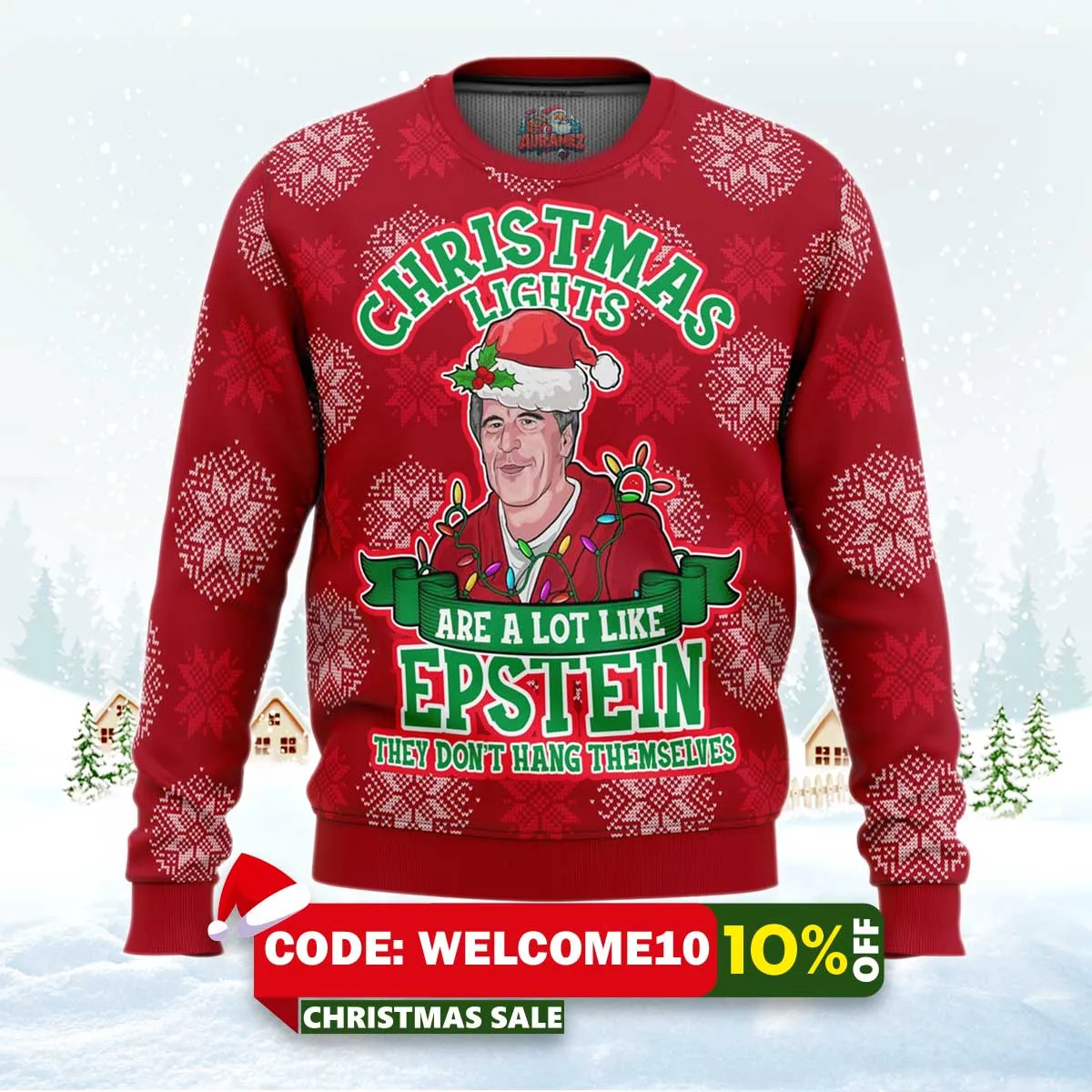 xmas lights are like epstein ugly christmas sweater 1 xmas lights are like epstein ugly christmas sweater 1