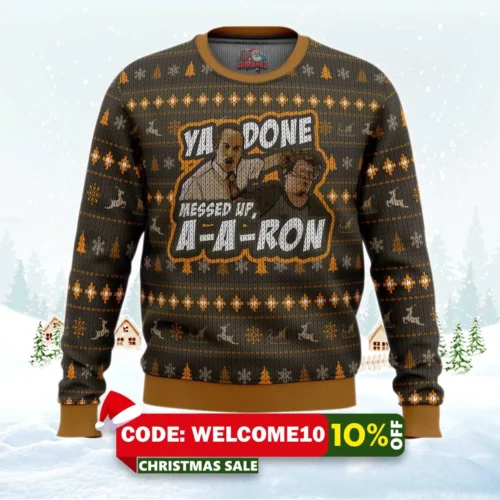 ya done messed up aaron key and peele ugly christmas sweater 1