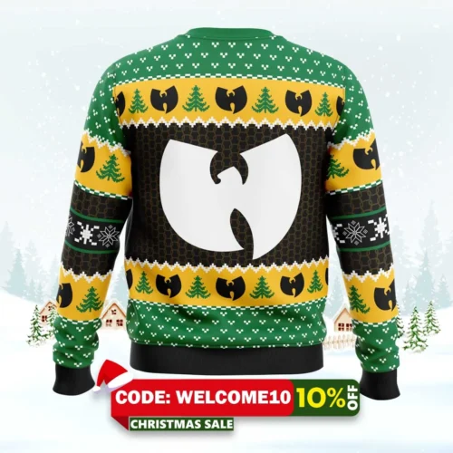 yah it's christmas time yo wu tang clan ugly christmas sweater 2