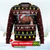 yippee ki yay ugly dia hard christmas sweater 1