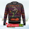 you make it feel like christmas chainsaw man ugly christmas sweater 1