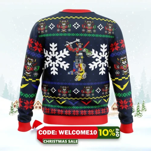 yuletron voltron ugly christmas sweater 2