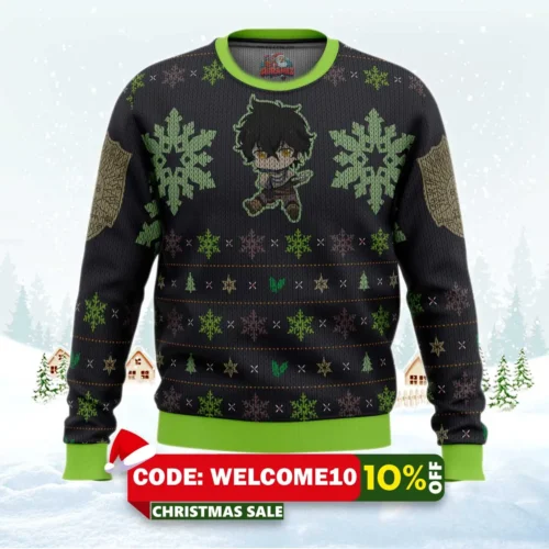 yuno black clover ugly christmas sweater 1