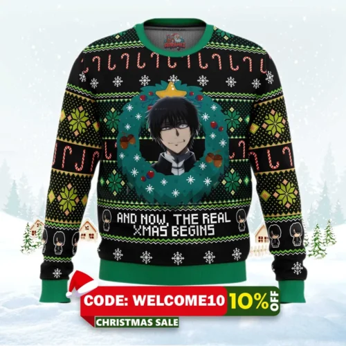 yuuichi katagiri tomodachi game ugly christmas sweater 1