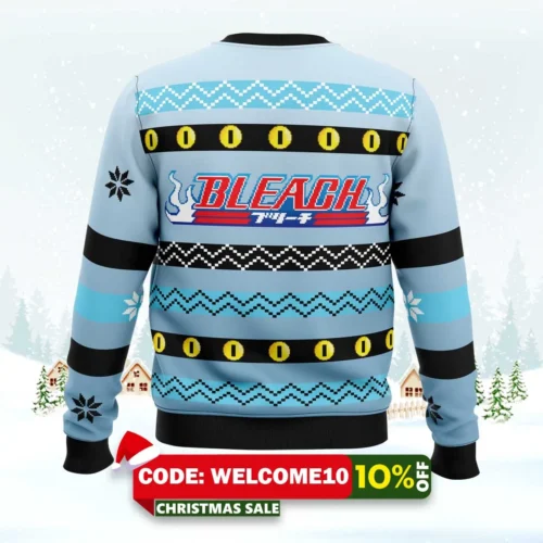 Zangetsu Bleach Ugly Christmas Sweater 1 zangetsu bleach ugly christmas sweater 2