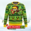 zelda holiday link ugly christmas sweater 1