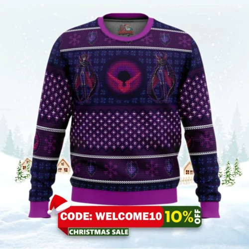 zero lelouch code geass ugly christmas sweater 1