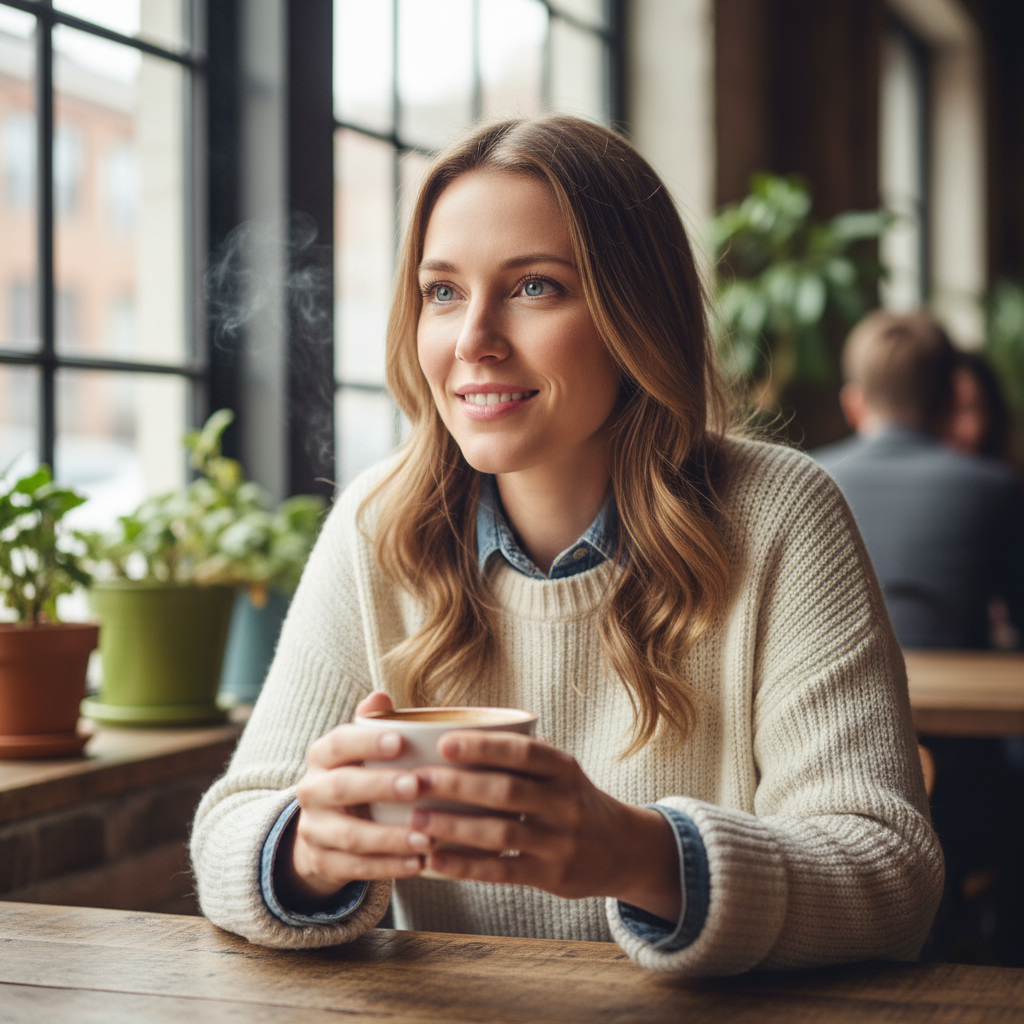 Maria Garcia, a Canadian mom, with her kids happily wearing their matching Auramez Christmas pajama sets.